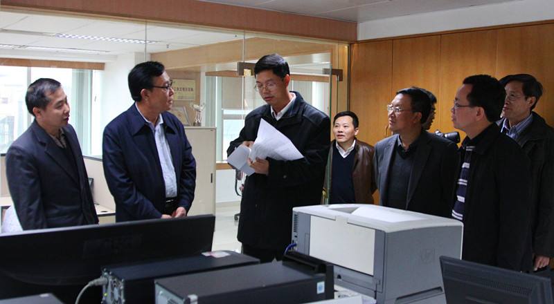 市领导冷晓明同志到人行东莞市中心支行等单位调研